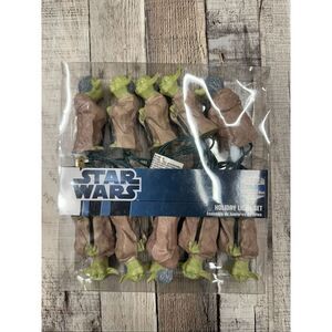Star Wars Yoda Holiday Light Set Christmas Decor Retro Collectible Nerd Gift